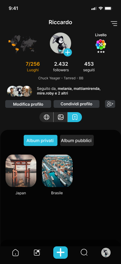 Album privati nel profilo Tamred